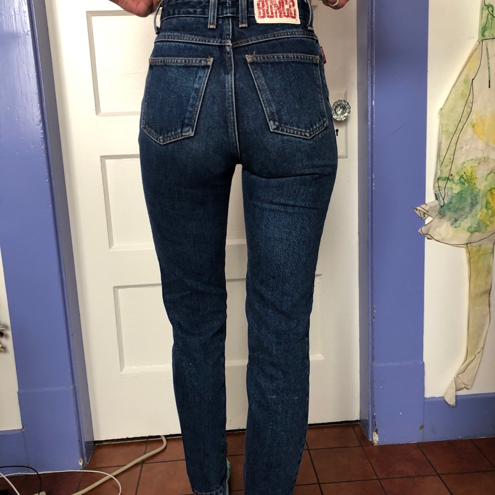 High-waisted bongo jeans